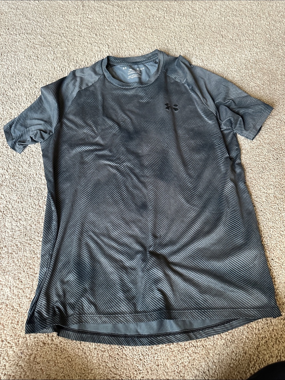 Under Armour Men's Black & Gray Short Sleeve Performance Tee
